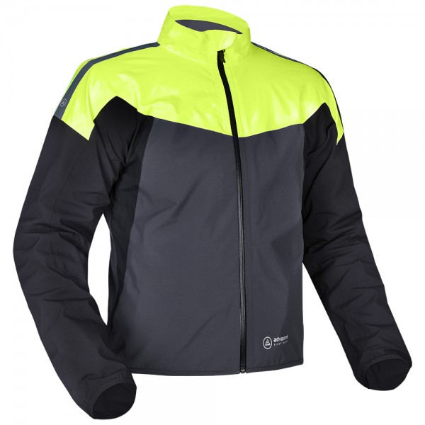 Oxford Oxford Rainseal Pro Jacket - Grey / Black / Fluo